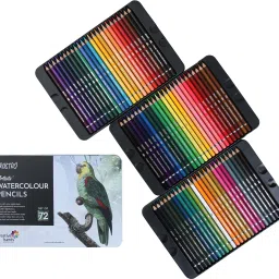 Watercolor pencil Set of 72 hexagonal Shaped Color Pencils-image-49