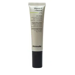Minimalist Vitamin K Retinal Eye Cream For Under Eye Dark Circles & Puffiness - 14g-27