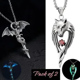 Men Pendant | Pendant For Men | Radium Glow Pendant | Pendant For boys Silver Stainless Steel, Steel, Sterling Silver Locket-image-97
