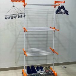 Steel Floor Cloth Dryer Stand Powder Cotted Metal MILD STEEL-picture-22