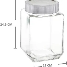 adhunyk Glass Grocery Container- 3000 ml image 3