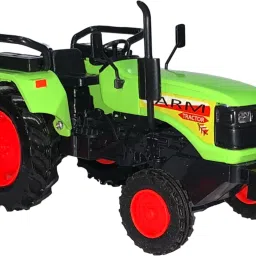Kids Pull Back & Go Agricultural Kissan Farming Sonalika Tractor Model For Kids-0