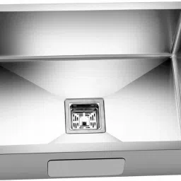 Sound Proof Handmade Kitchen sink Single Bowl Silver (21" x 18" x 10") Vessel Sink-image-18
