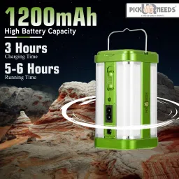 pick ur needs Solar Rechargeable Extra Bright 4 Tube With 2 Multiple Mode Charging Indicator 5 hrs Lantern Emergency Light image 5
