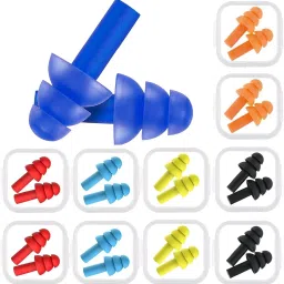 Soft Silicone, Reusable, Waterproof, Hypoallergenic, Earplugs for Swimming, Ear Plug-image-14