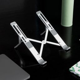 Nizix Portable Aluminum Laptop Stand – Adjustable & Foldable Design Portable Aluminum Laptop Stand – Adjustable & Foldable Design Aluminium Desk Stand Laptop Stand with Adjustable Height Compatible with Universal Laptops-image-50