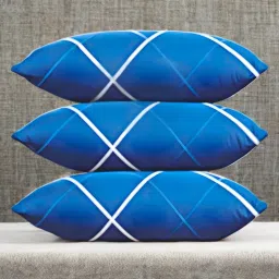 LUXURY Polyester Fibre Solid Sleeping Pillow Pack of 3-image-96