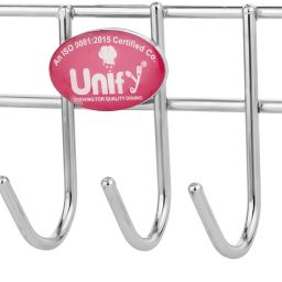 Stainless Steel Cloth Hanger Door Mounted, Wall Hook Rail 12-image-27