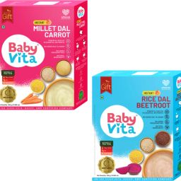 Millet Dal Carrot Mix & Rice Dal Beetroot Blend Combo Cereal-image-21
