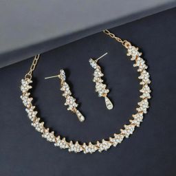 Alloy Gold, Silver Jewel Set-image-80