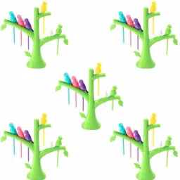 Disposable Plastic Fruit Fork Set-6