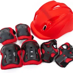 Skating Guard Kit for Skating,Cycling free Size(7pcs set) Skating Helmet Skating Kit-45