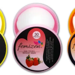 NAIL POLISH REMOVER BANANA, STRAWBERRY & ORANGE WIPES-image-86