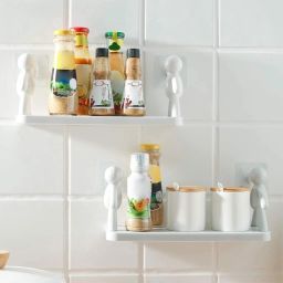 Wall Hanging Bathroom Storage , Floating Wall Shelf NRS3.2303 Plastic Wall Shelf-image-81