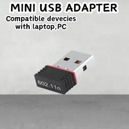 FRONY (Wi-Fi Receiver) with Multi-Device Connectivity For All Pc System and LaptopC195 USB Adapter-image-46