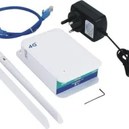 RAMEX 4G Router 1*RJ45 Internet Output | 2 External 5dbi Antennas 300Mbps 4G Router 2.4 GHz 300 Mbps Wifi Speed Single Band External Antenna MiFi (Sim Based) image 3