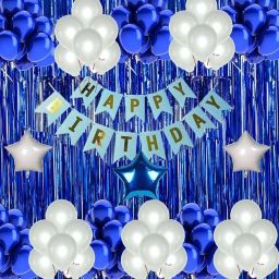 Solid Happy Birthday Balloon Party Decoration kit 46 pcs combo set Balloon-8