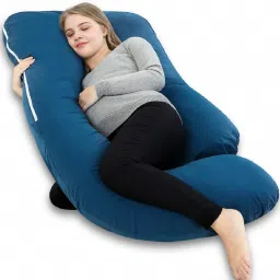 Microfibre Solid Pregnancy Pillow Pack of 1-image-16