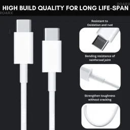 RoarX Type C 6 A 1 m TPE c to c cable Fast Charging for Samsung F34 A54 A23 S23 F34 S22 F54 A14 F14 F23 Original type c to c cable image 4