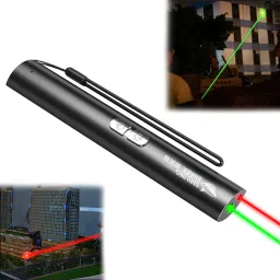brainle 2 in 1 Laser Light Powerful Green and Red Pointer Pen High Power Super Bright-45