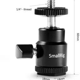 SmallRig LCD Monitor Adapter with Hot Shoe and Cold Shoe Base to Video Camcorder Hot Shoe for LCD Monitors,Flash Led Video Light,Camera Canon,Nikon,Panasonic Fujifilm 1639 Camera Rig image 4