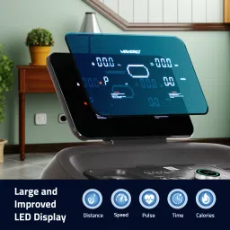 maxpro FUSION ELITE 4.5HPPeak with Massager,110kg User Weight,15 Level Incline,PTM405MI Treadmill image 2