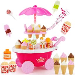 Ice Cream Sweet Candy Kitchen Set Luxury Toy with Lights and Musics-11