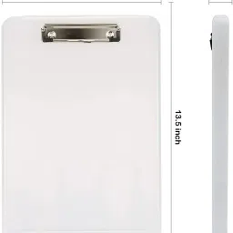 nabhu Clipboard with Storage Box Paper Holder Writing Pad A4 Document File Folder image 5