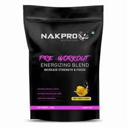 Nakpro Pre-Workout,  0.22 lb  Fruit Punch -18