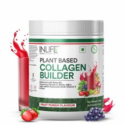 INLIFE Plant Based Collagen Builder,  200 g  Fruit Punch -8