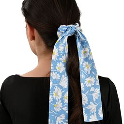 BuckleUp Women Turqouise Blue Scrunchie-49