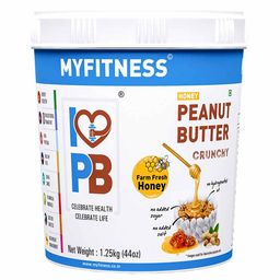 Myfitness Honey Peanut Butter, 1.250 kg Crunchy-image-52