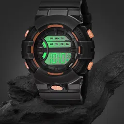 Shocknshop Kids LED Backlight Digital Multi Function Watch WCH325 Black-46