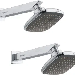 ABS Plastic Garnet Square Rain Over Head Shower with 9inch square arm- Set of 2 Fixed Mount-picture-13