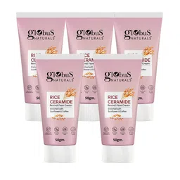 Globus naturals Set Of 5 Rice Ceramide Revival Face Cream With Sunflower & Coffee-50g Each-12