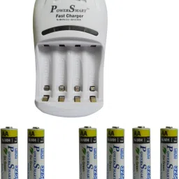 Power Smart Fast Charging Unit PS1007 Combo With 2 Set 3250maHx4 And 3250maHx2 Cells Camera Battery Charger-picture-24