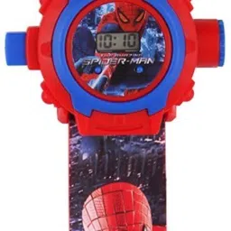 Spider Man Projector Digital Watch With 24 Images for Kids-image-86