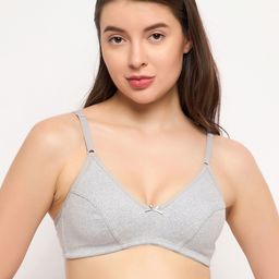 Clovia Cotton Rich Non-Padded Non-Wired Plunge Bra-20