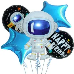 Printed Astronaut Space Theme Foil Balloon Combo For Birthday Party Decorations items Balloon-image-24