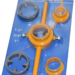 6 Piece PVC Thread Maker Plastic Pipe For Pumps PVC Thread Die Kit Tool-28