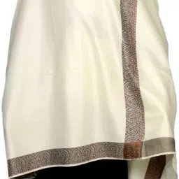 WARMWORTH Polyester Wool Blend Woven Men Shawl-image-55