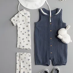 H&M Boys Cotton Muslin Sun Hat-16