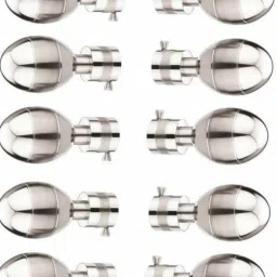 Silver Curtain Knobs Metal-23