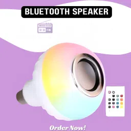 GUGGU Bluetooth Music Bulb Speaker With Remote Control Change Disco light for HomeE78 Smart Bulb-picture-11