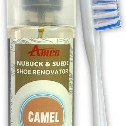 Ameo Nubuck and Suede Shoe Polish | Color - Camel | Pack 200 ML | Nubuck, Suede Shoe Renovator-image-32