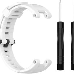 JOBINKA Silicon Strap for Amazfit T-Rex/Amazfit Trex Pro(with Installation Tools) White Smart Watch Strap-image-38