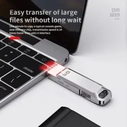 DM PD168 128GB USB 3.1 Type C High-Speed Metal Pendrive for PC, Laptop, Mac Book to 128 GB OTG Drive Compatible with Tablet, Desktop Computer, Tablet, Netbook, Mobile, Audio Player, Television USB 3.1 Metal Case image 3