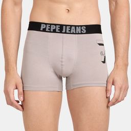 Pepe Jeans Men Grey Solid Modern Trunk-picture-27