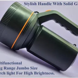 hasru RL-299A (75w) Led rechargeable Flashlight searchlight, Flashlight Camping Light for adventure, security WITH EMERGENCY LIGHT Torch Torch image 3