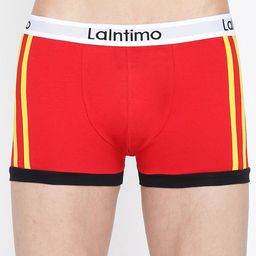 La Intimo Striped Outer Elasticated Short Trunks LITR01RD0-picture-12